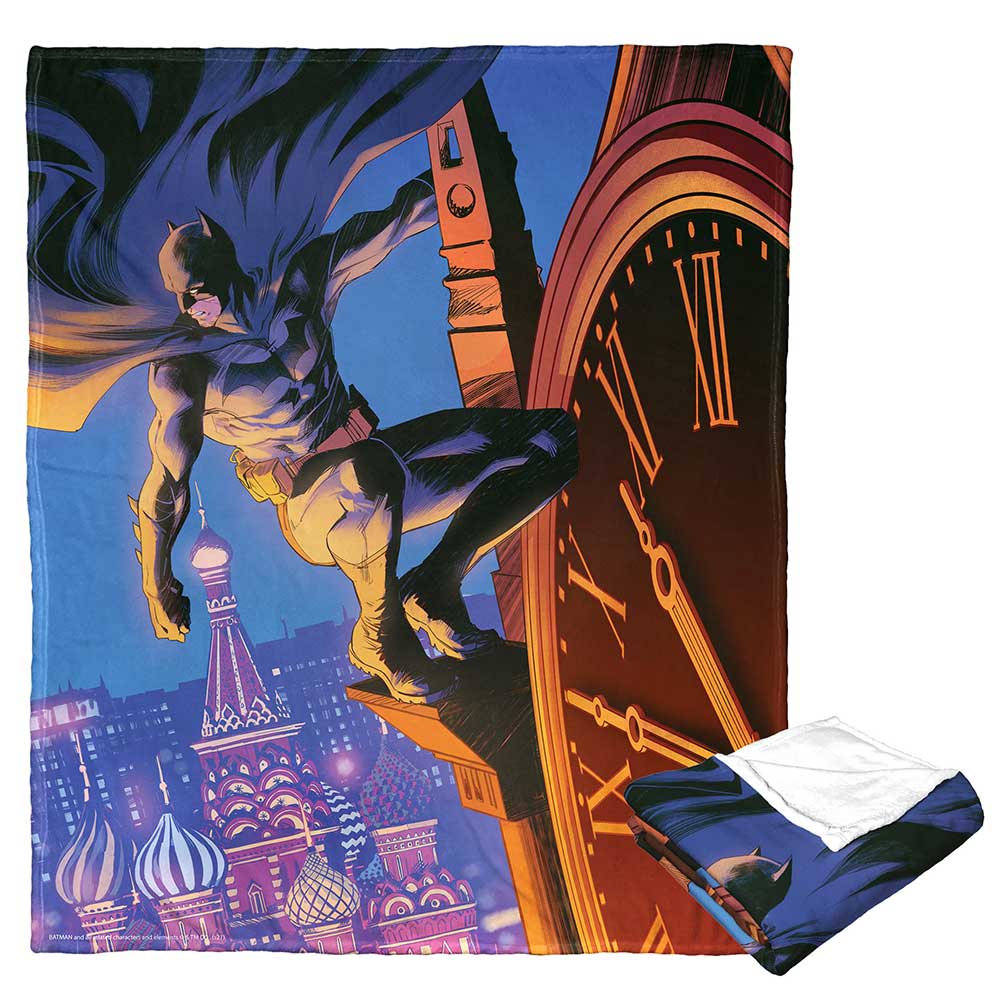 Warner Bros. Batman Time For Justice Silk Touch Throw Blanket 50 x 60 Inches