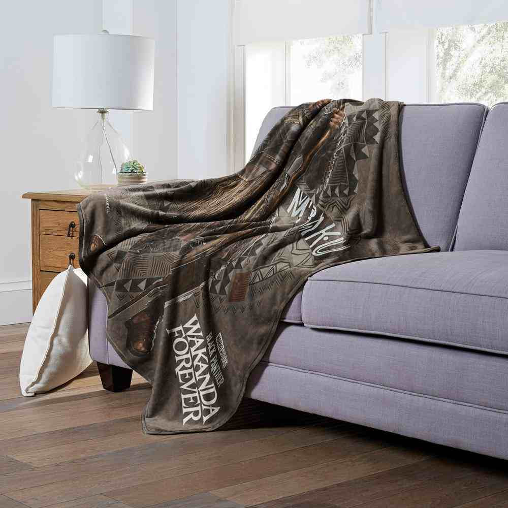 Marvel Black Panther Mbaku Silk Touch Throw Blanket 50x60 Inches