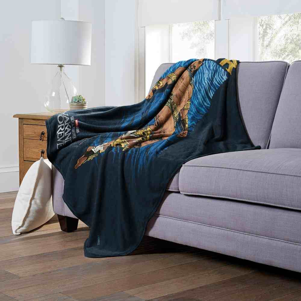 Marvel Black Panther Namor Silk Touch Throw Blanket 50x60 Inches