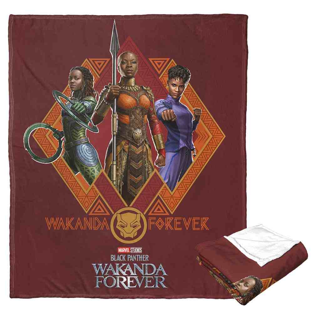 Marvel Black Panther Wakanda Women Silk Touch Throw Blanket 50x60 Inches