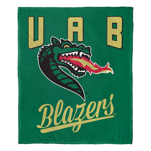 NCAA UAB Blazers Alumni Silk Touch Throw Blanket 50x60 Inches