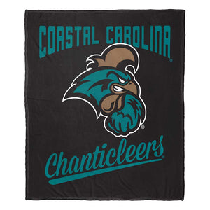 NCAA Coastal Carolina Chanticleers Alumni Silk Touch Throw Blanket 50x60 Inches