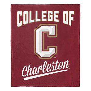 NCAA College Of Charleston Alumni Silk Touch Throw Blanket 50x60 Inches