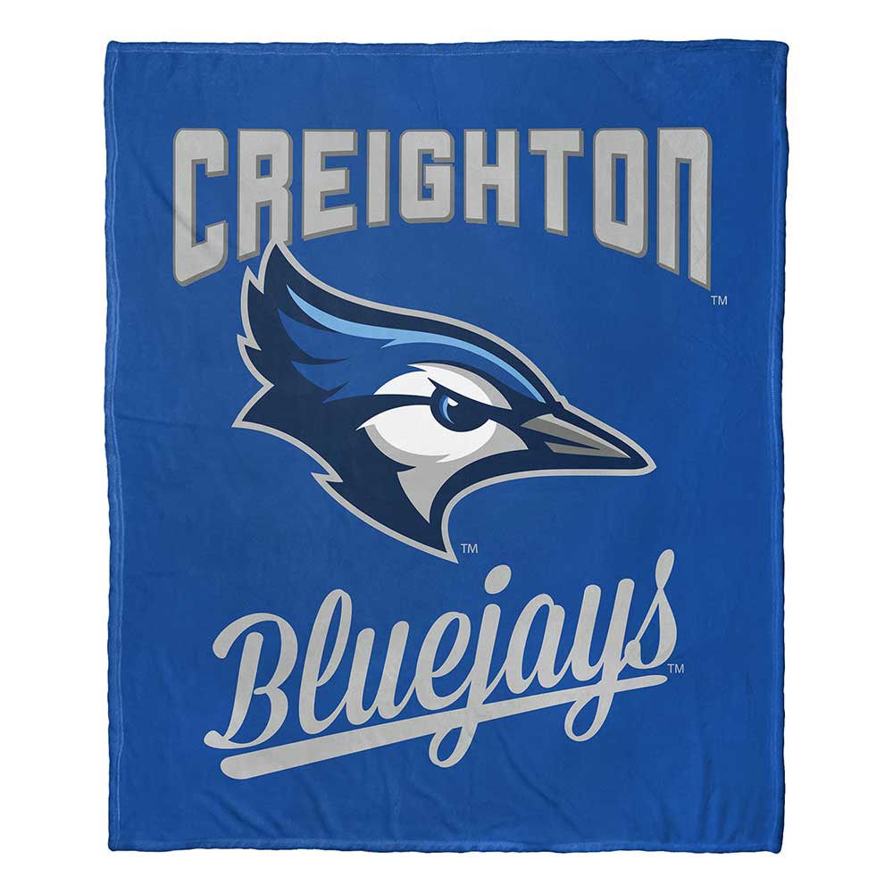 NCAA Creighton Blue Jays Alumni Silk Touch Throw Blanket 50x60 Inches