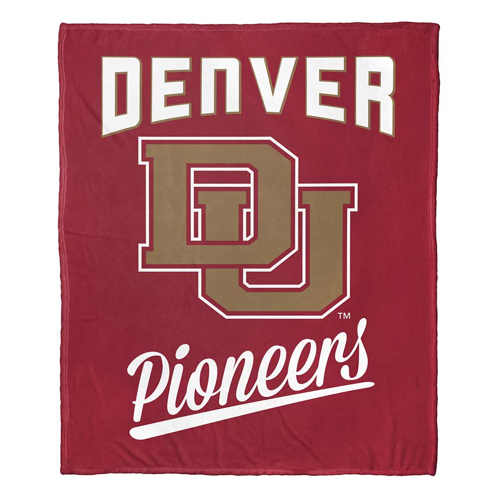 NCAA Denver Pioneers Alumni Silk Touch Throw Blanket 50x60 Inches