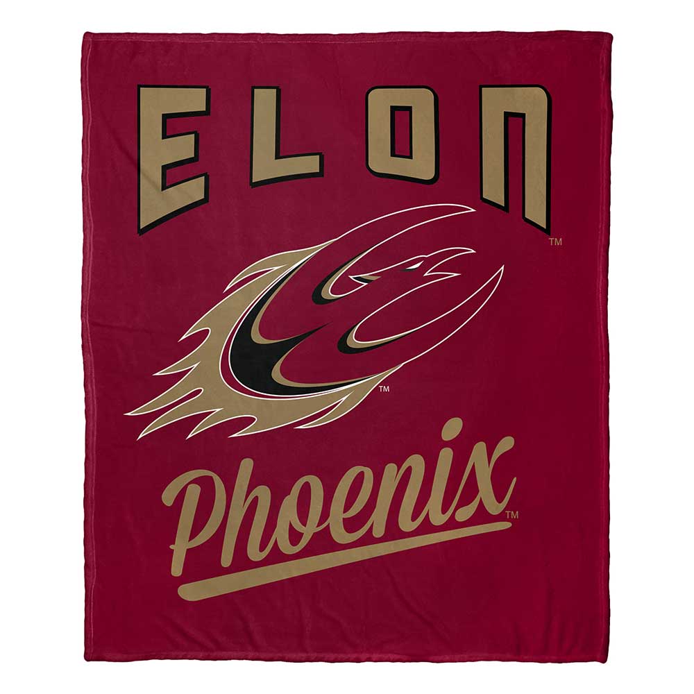 NCAA Elon Phoenix Alumni Silk Touch Throw Blanket 50x60 Inches