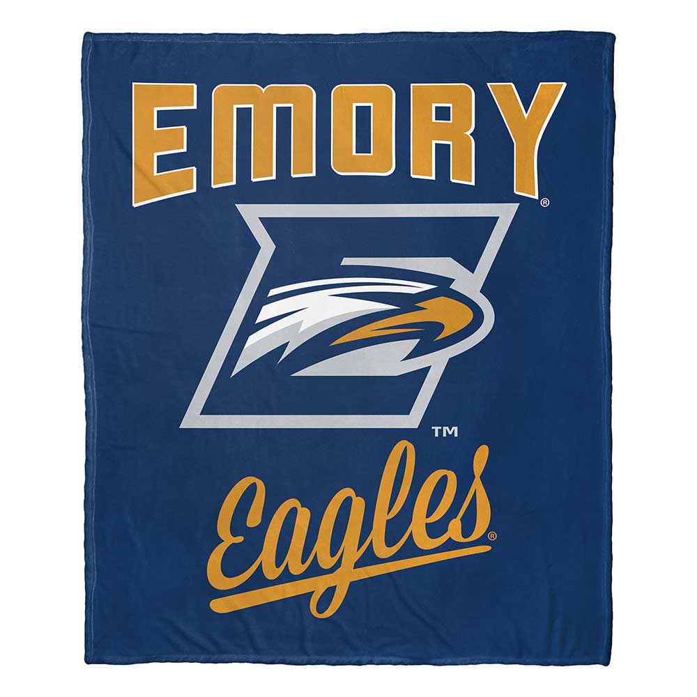 Emory Flags NCAA Emory Eagles Alumni Silk Touch Throw Blanket 50x60 Inches