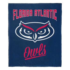 NCAA Florida Atlantic Owls Alumni Silk Touch Throw Blanket 50x60 Inches