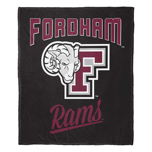 NCAA Fordham Rams Alumni Silk Touch Throw Blanket 50x60 Inches