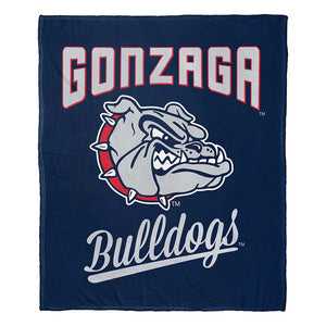 NCAA Gonzaga Bulldogs Alumni Silk Touch Throw Blanket 50x60 Inches