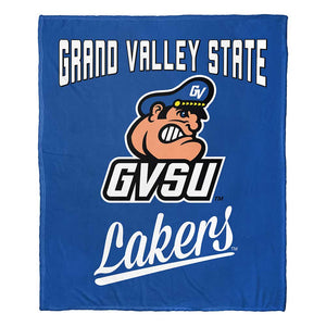 NCAA Grand Valley State  Lakers Alumni Silk Touch Throw Blanket 50x60 Inches