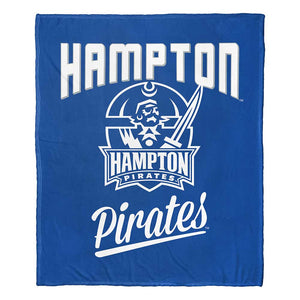 NCAA Hampton Pirates Alumni Silk Touch Throw Blanket 50x60 Inches