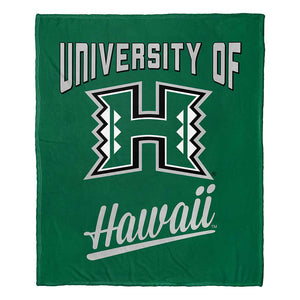 NCAA Hawaii Warriors Alumni Silk Touch Throw Blanket 50x60 Inches