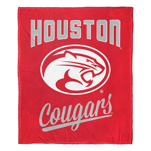 NCAA Houston Cougars Alumni Silk Touch Throw Blanket 50x60 Inches