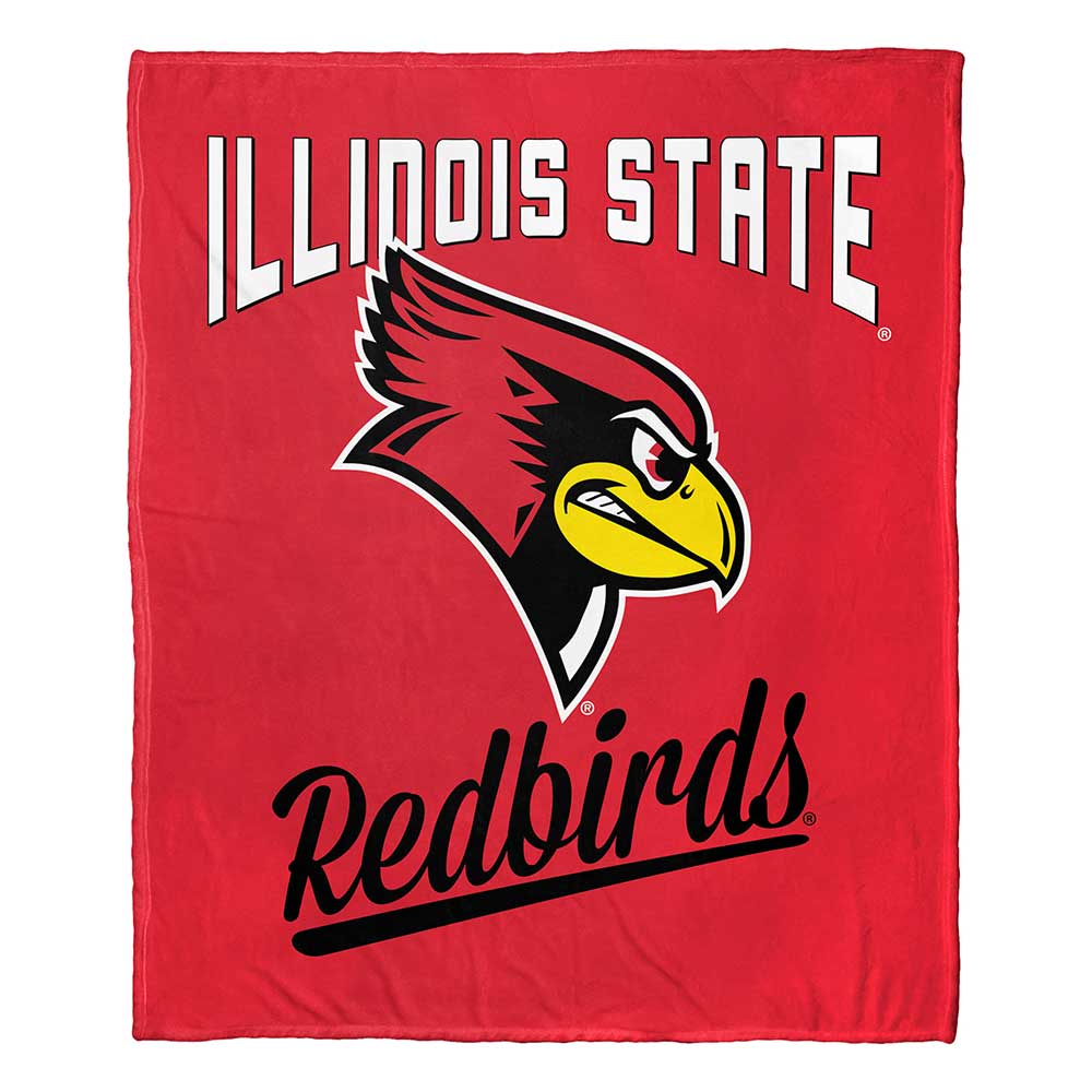 NCAA Illinois State Redbirds Alumni Silk Touch Throw Blanket 50x60 Inches