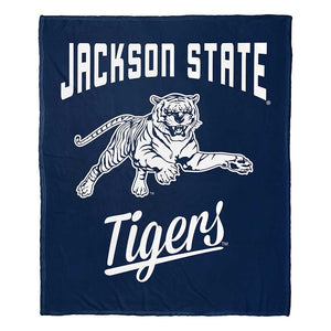 NCAA Jackson State Tigers Alumni Silk Touch Throw Blanket 50x60 Inches