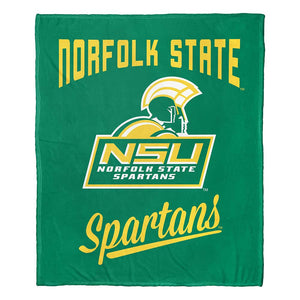 NCAA Norfolk State Spartans Alumni Silk Touch Throw Blanket 50x60 Inches