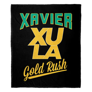 NCAA Xavier Of Louisiana Gold Rush Alumni Silk Touch Throw Blanket 50x60 Inches