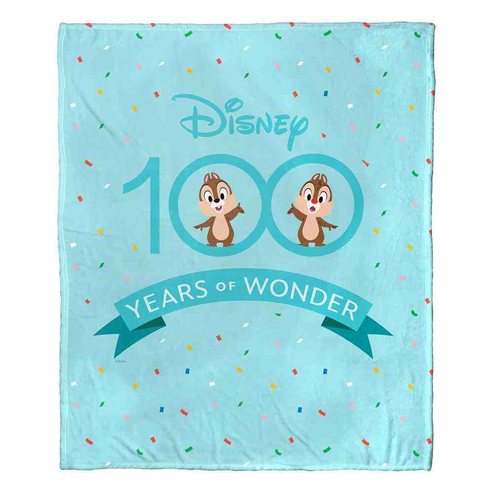 New Disney 100 store Years of Wonder Mickey and Friends Throw Blanket, 50x60