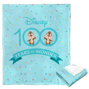 Disney D100 Chipmunk Years Silk Touch Throw Blanket 50x60 Inches