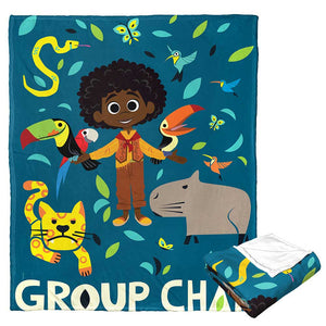 Disney Encanto Group Chat Silk Touch Throw Blanket 50x60 Inches