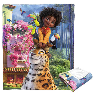 Disney Encanto Jungle Meetup Silk Touch Throw Blanket 50x60 Inches