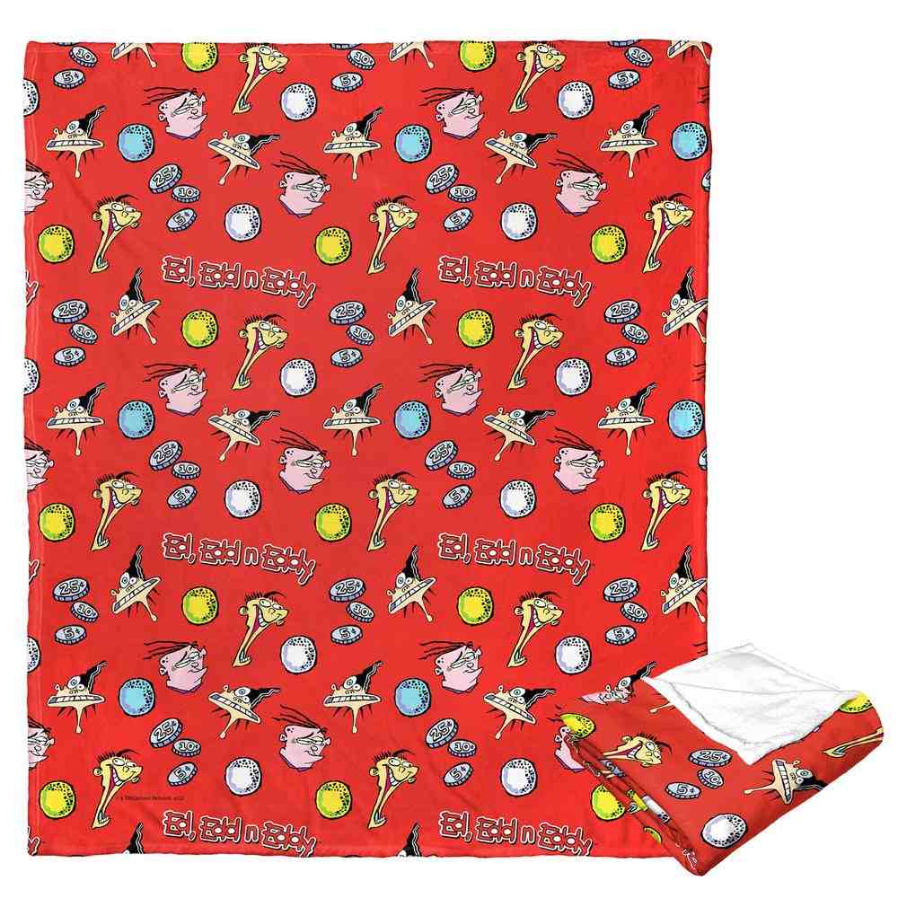 Cartoon Network Ed Edd N Eddy Ed Boys Pattern Silk Touch Throw Blanket 50x60 Inches