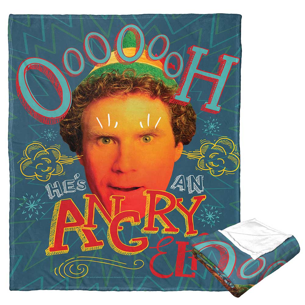 Warner Bros. Elf Angry Elf Silk Touch Throw Blanket 50x60 Inches