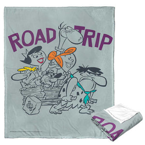 Warner Bros. The Flintstones Road Trip Silk Touch Throw Blanket 50x60 Inches