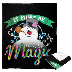 Warner Bros. Frosty the Snowman It Must Be Magic Silk Touch Throw Blanket 50x60 Inches