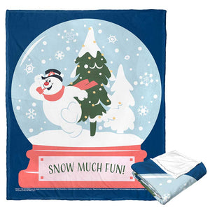 Warner Bros. Frosty the Snowman Snow Much Fun Silk Touch Throw Blanket 50x60 Inches