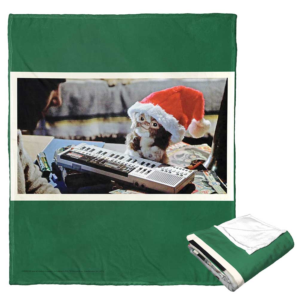 Warner Bros. Gremlins Christmas Keyboard Silk Touch Throw Blanket 50x60 Inches