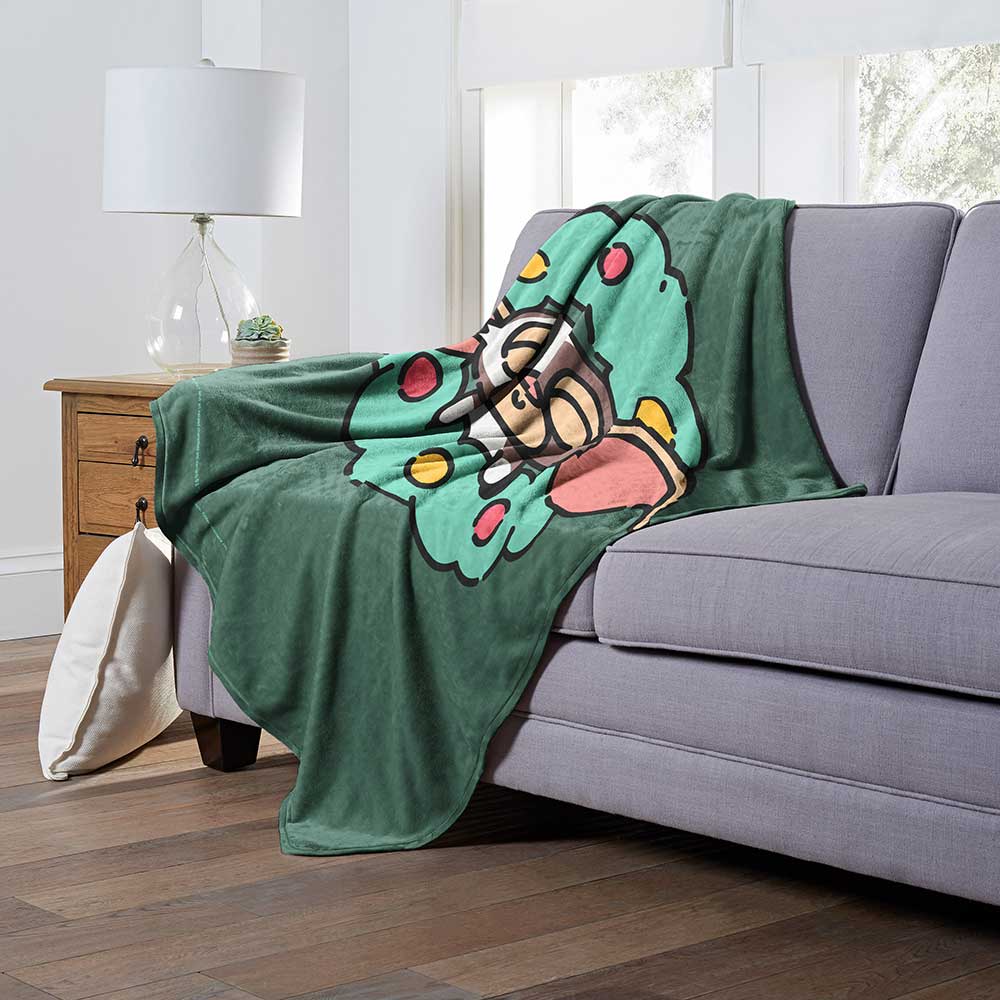 Warner Bros. Gremlins Festive Gizmo Silk Touch Throw Blanket 50x60 Inches