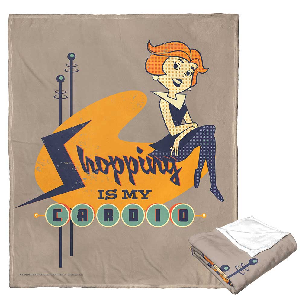 Warner Bros. The Jetsons Shopping Workout Silk Touch Throw Blanket 50x60 Inches