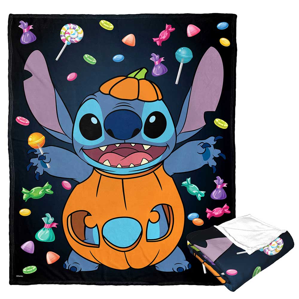 Disney Lilo and Stitch Candy Stitch Silk Touch Throw Blanket 50x60 Inches