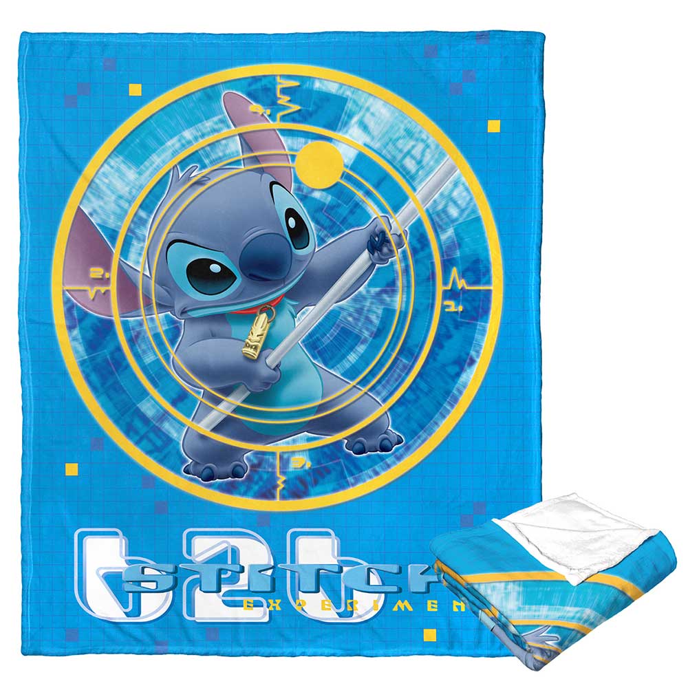 Disney Lilo and Stitch Stitch Experiment Silk Touch Throw Blanket 50x60 Inches