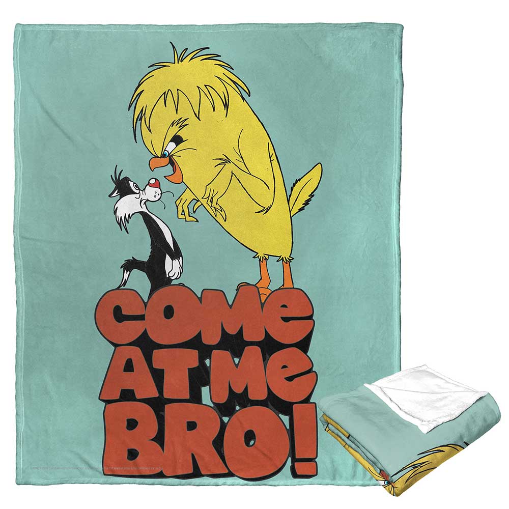 Warner Bros. Looney Tunes Come At Me Bro Silk Touch Throw Blanket 50x60 Inches