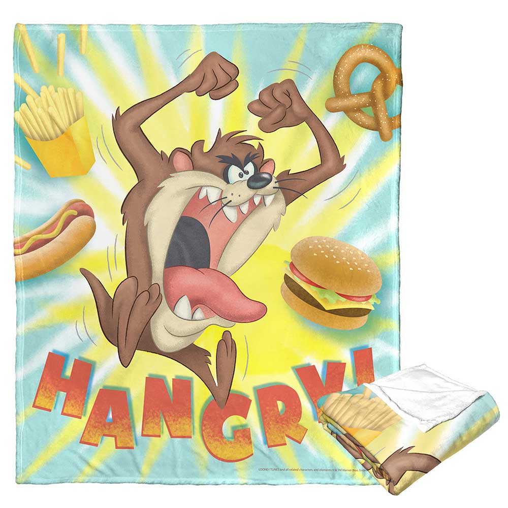 Warner Bros. Looney Tunes Hangry Silk Touch Throw Blanket 50x60 Inches