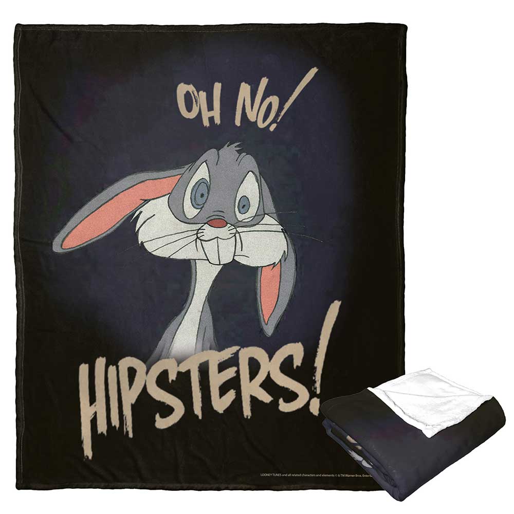 Warner Bros. Looney Tunes Hipsters Silk Touch Throw Blanket 50x60 Inches