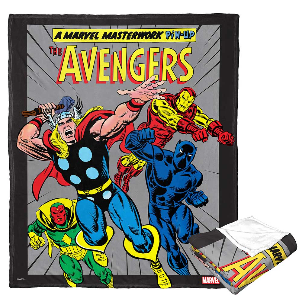 Marvel Comics Masterwork Silk Touch Throw Blanket 50x60 Inches