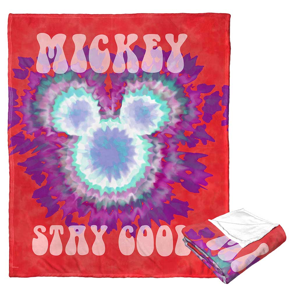 Disney Mickey Mouse Stay Cool Silk Touch Throw Blanket 50x60 Inches