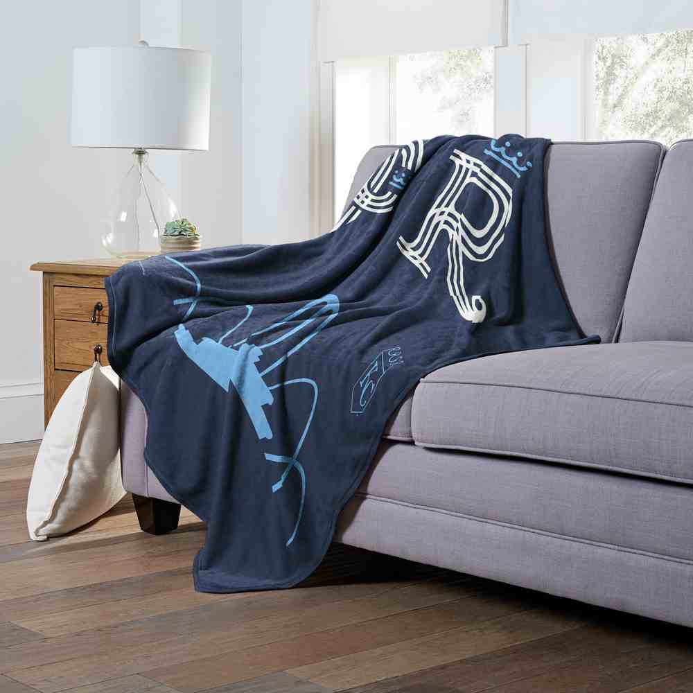 MLB Kansas City Royals Silk City Connect Touch Throw Blanket 50x60 Inches