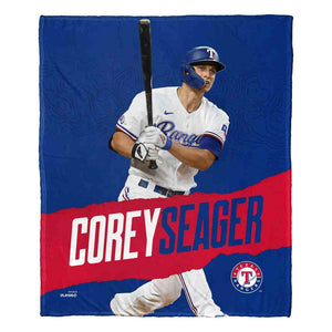 MLB TX Texas Rangers Corey Seager Silk Touch Throw Blanket 50x60 Inches