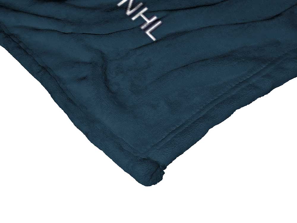 NHL Seattle Kraken Colorblock  Personalized Silk Touch Throw Blanket