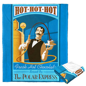 Warner Bros. Polar Express Hot Hot Hot! Silk Touch Throw Blanket 50x60 Inches