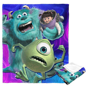 Disney Pixar Monsters Inc. Monster Run Silk Touch Throw Blanket 50x60 Inches