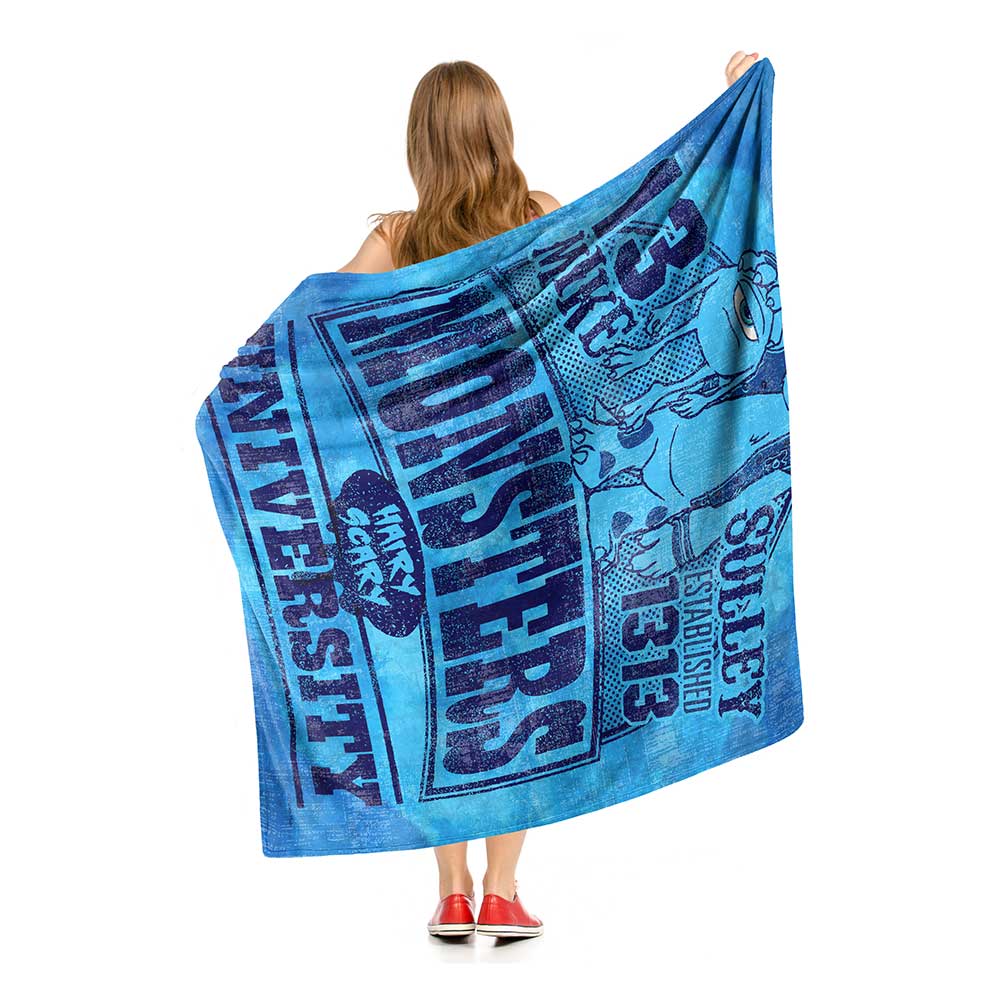monsters inc blanket Disney Pixar Monsters Inc. Vintage Monsters Silk Touch Throw Blanket
