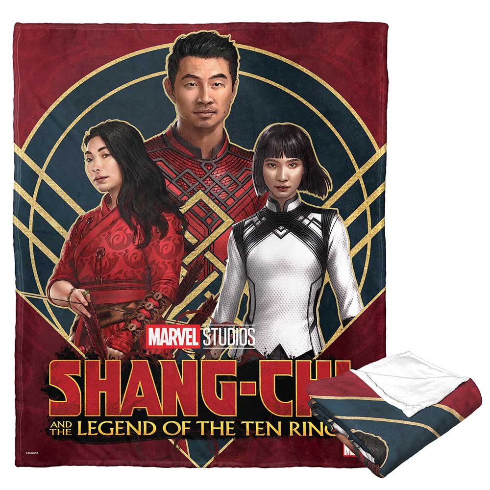 Disney Shang Chi Triple Threat Silk Touch Throw Blanket 50x60 Inches