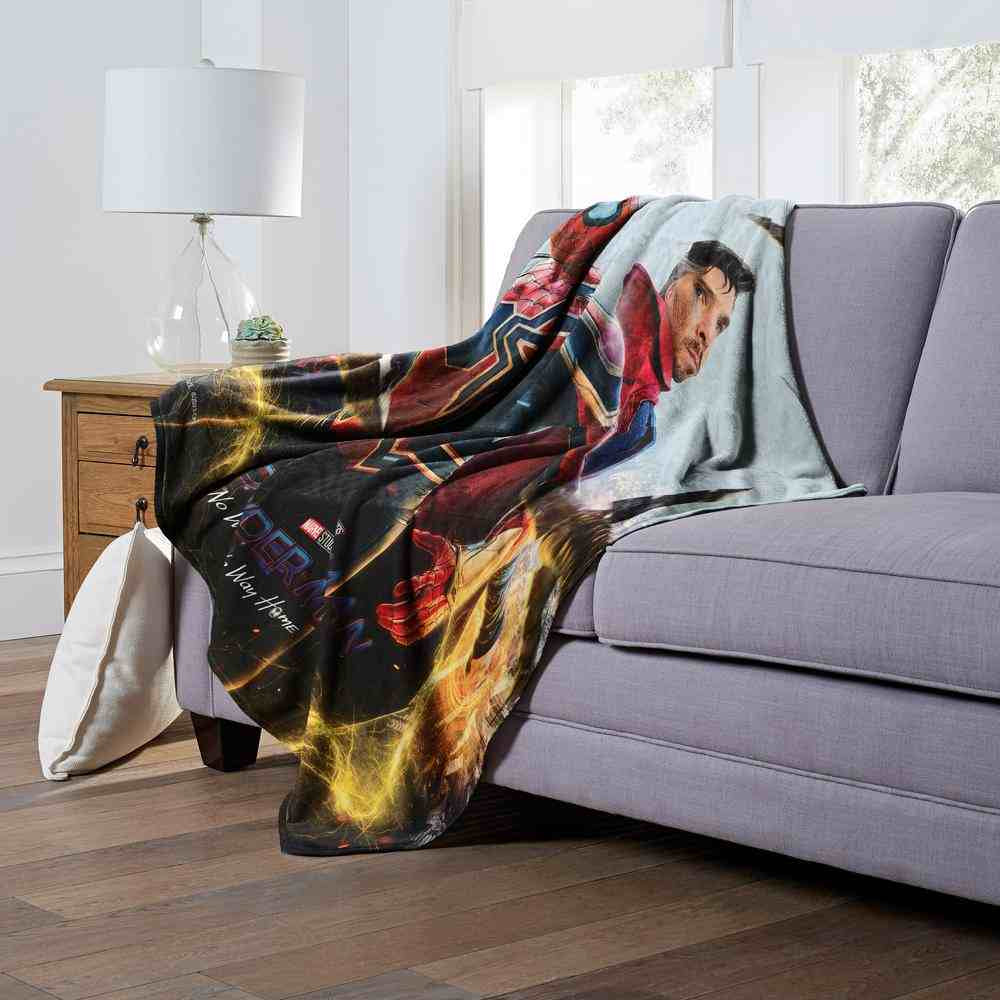 Marvel Spider-Man Strange Spidey Silk Touch Throw Blanket 50x60 Inches