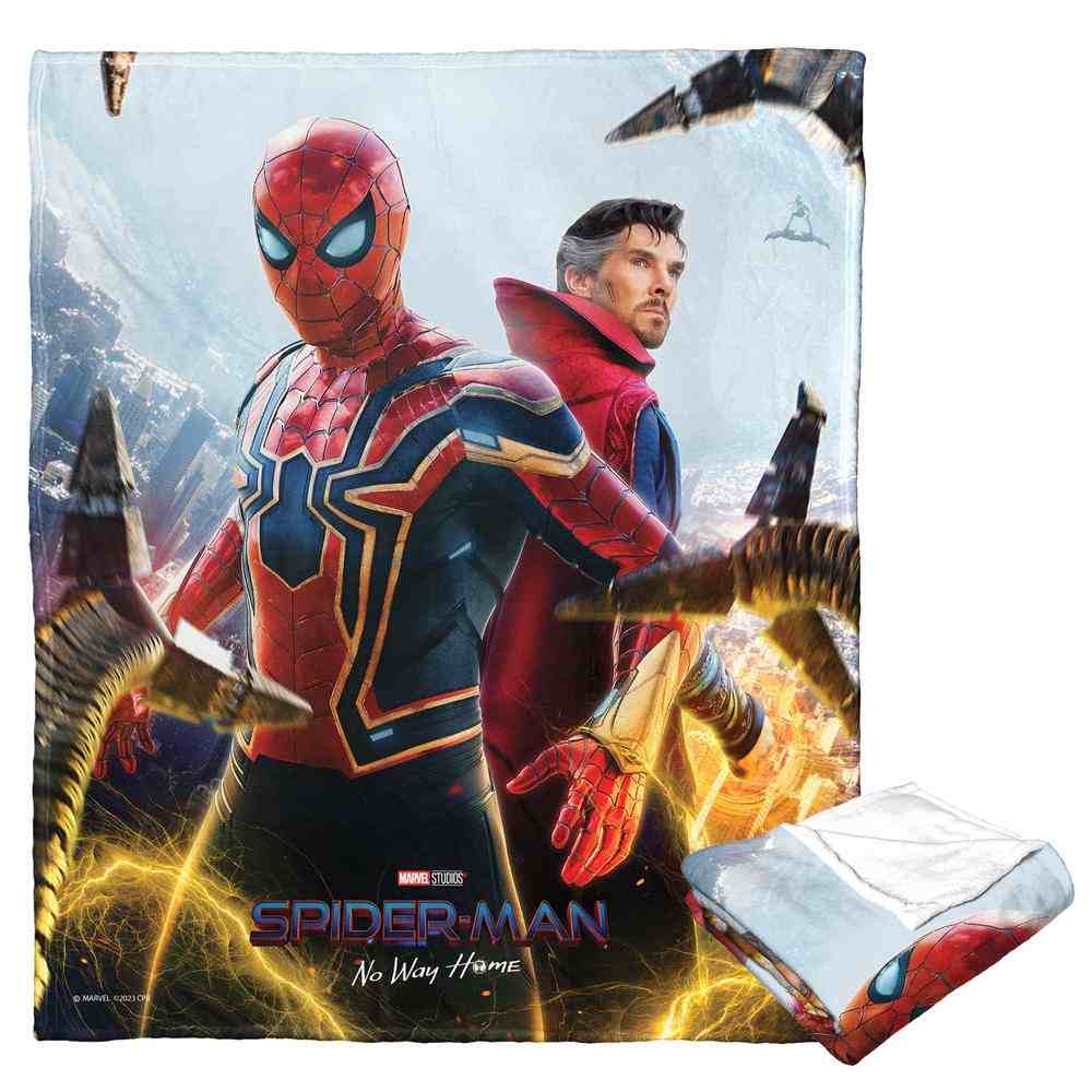 Marvel Spider-Man Strange Spidey Silk Touch Throw Blanket 50x60 Inches